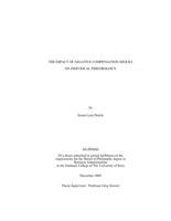 The impact of negative compensation shocks on individual performance