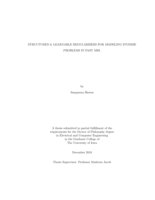 Structured & learnable regularizers for modeling inverse problems in fast MRI