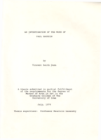 An investigation of the work of Paul Gauguin
