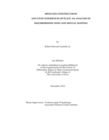Mediated constructions and lived experiences of place: an analysis of news, sourcing, and mapping