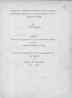 The physical conditions determining the electrical properties exhibited by selenium crystals of the hexagonal system