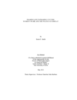 Framing quilts/framing culture: women's work and the politics of display