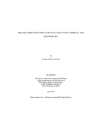Organic semiconductor co-crystals: reactivity, mobility, and spectroscopy