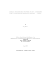 Modeling of conservation practices on a HUC-12 watershed scale using Hydrological Simulation Program -- FORTRAN