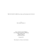 Men of color! To arms!: race, gender, and citizenship in the Civil War era