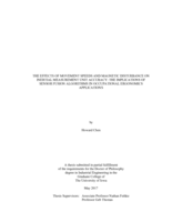 The effects of movement speeds and magnetic disturbance on inertial measurement unit accuracy: the implications of sensor fusion algorithms in occupational ergonomics applications