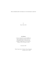 The coordinated control of autonomous agents