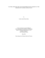 Factors affecting the alkaline hydrolysis of carbaryl in the presence of cationic surfactants