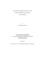 Sampling for airborne influenza virus using RNA preservation buffer: a new approach