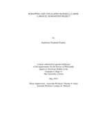 Remapping and visualizing baseball labor: a digital humanities project