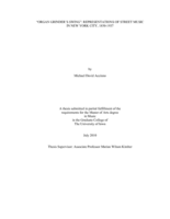 "Organ Grinder's Swing": representations of street music in New York City, 1850-1937