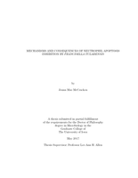 Mechanisms and consequences of neutrophil apoptosis inhibition by Francisella tularensis
