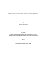 Semantic objects and paradox: a study of Yablo's omega-liar
