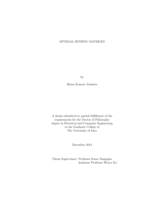 Optimal sensing matrices