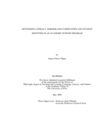 Sponsoring literacy: borderland communities and student identities in an academic support program