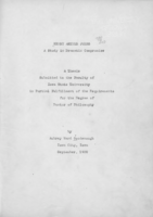 Henry Arthur Jones: a study in dramatic compromise