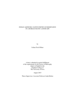 Indian agencies: Native poetics of resistance in a bureaucratic landscape