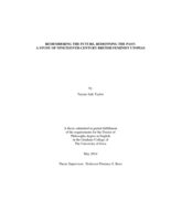 Remembering the future, redefining the past: a study of nineteenth-century British feminist utopias