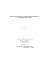Identification of bioactive products from environmental transformation of steroids