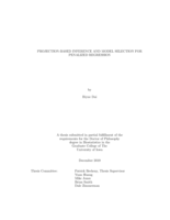 Projection-based inference and model selection for penalized regression