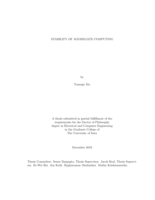Stability of aggregate computing