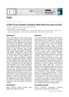 COVID-19 and Geriatric Dentistry: What will be the new-normal?