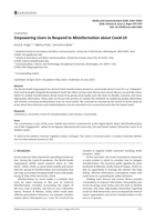 Empowering Users to Respond to Misinformation about Covid-19