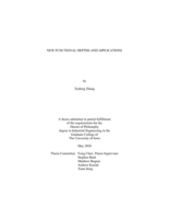 New functional depths and applications