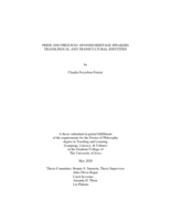 Pride and prejuicio: Spanish heritage speakers translingual and transcultural identities
