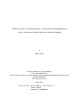 An Evaluation of a Personalized Automated System Designed to Detect Hazardous Noise Exposure Among Farmers