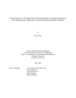 Testing and use of a PC-based tractor driving simulator to examine the impact of age and hypertension medication on selected driving performance measures