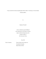 Using around-the ear electroencephalography (EEG) adhesive technology to classify mental workload (MWL)