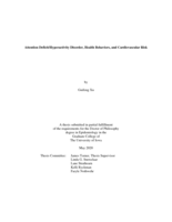 Attention deficit/hyperactivity disorder, health behaviors, and cardiovascular risk
