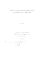 Cortical Dynamics of Speech-in-Noise Processing with Noise Reduction in Hearing Aids