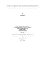 The influence of preexisting mental illness, associated medication regimen factors, and access to care on breast cancer endocrine therapy adherence
