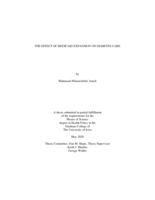 The Effect of Medicaid Expansion on Diabetes Care