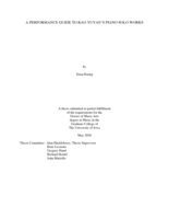 A Performance Guide to Rao Yuyan's Piano Solo Works