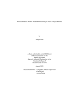 Mixture Hidden Markov Model for clustering of nurse fatigue patterns