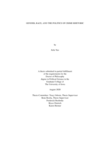 Gender, race, and the politics of crime rhetoric