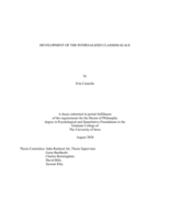 Development of the Internalized Classism Scale
