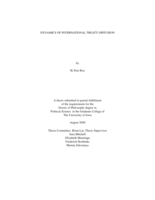 Dynamics of international treaty diffusion