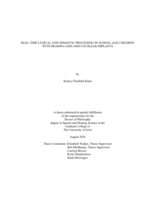 Real-time lexical and semantic processing in school-age children with hearing aids and cochlear implants