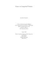 Essays on categorical violence