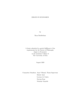 Essays in economics