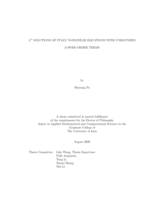 Lp solutions of fully nonlinear equations with unbounded lower order terms