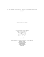 On the graded extension of Thomas-Whitehead projective gravity