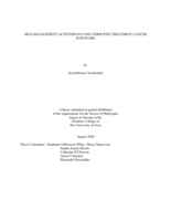 Self-management activities in long-term post-treatment cancer survivors
