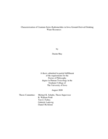 Characterization of uranium-series radionuclides in Iowa ground-derived drinking water resources