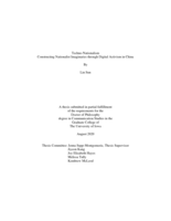 Techno-nationalism: constructing nationalist imaginaries through digital activism in China