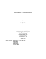 Technical medicine in Greek and Roman novels